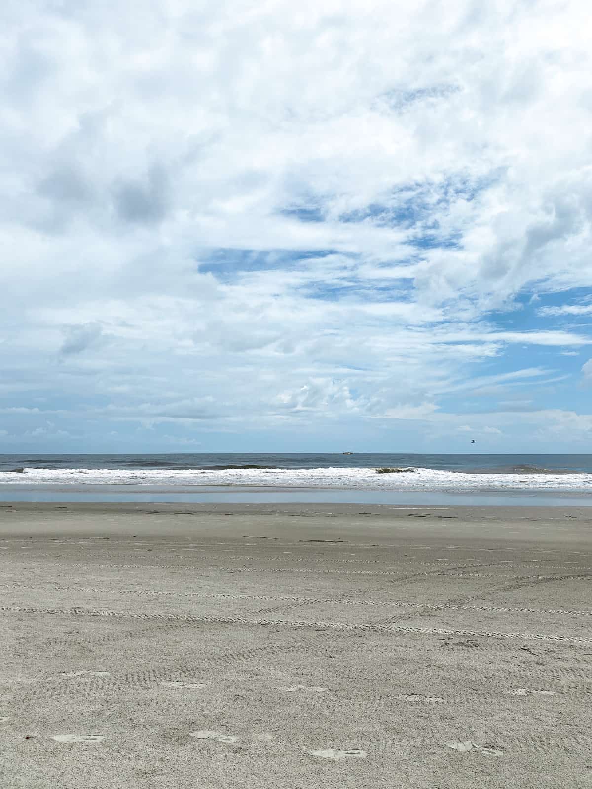 Sunset beach in North Carolina