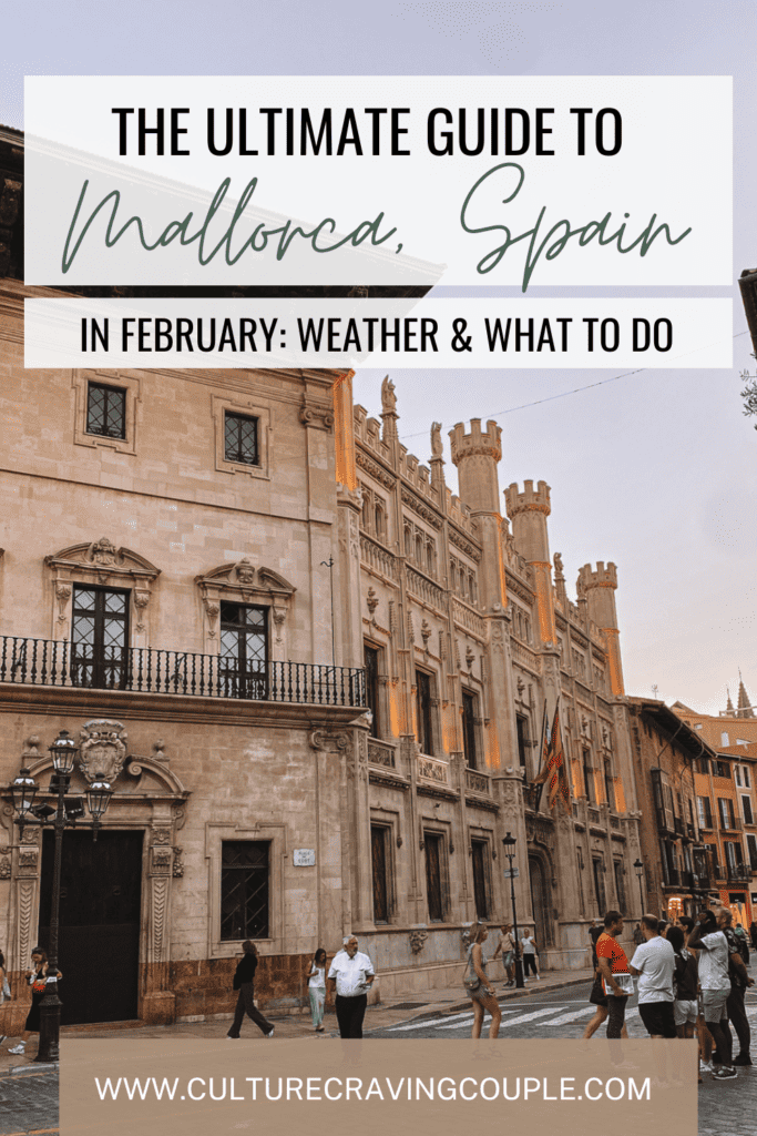 Mallorca in February Pinterest Pin