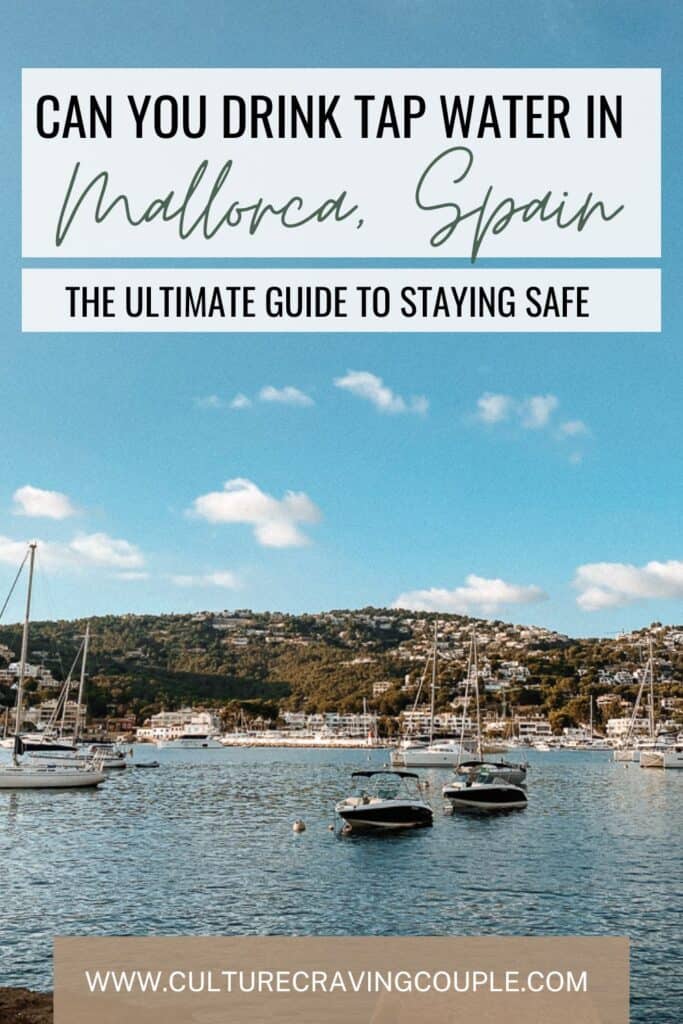 Can you drink tap water in Mallorca Pinterest Pin