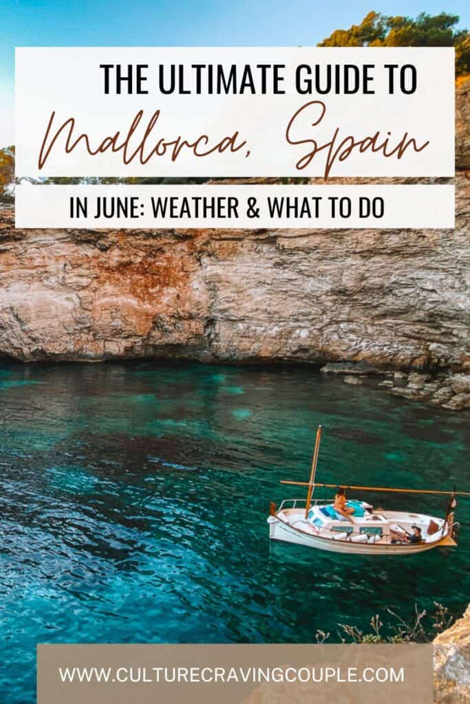 Mallorca in June Pinterest Pin