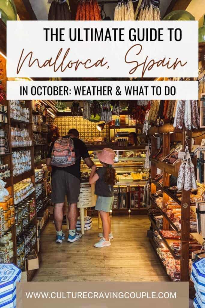 Mallorca in October Pinterest Pin