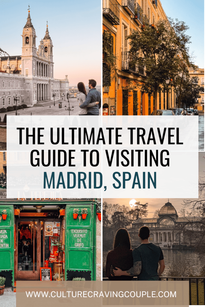 The best areas to stay in Madrid Pinterest Pin