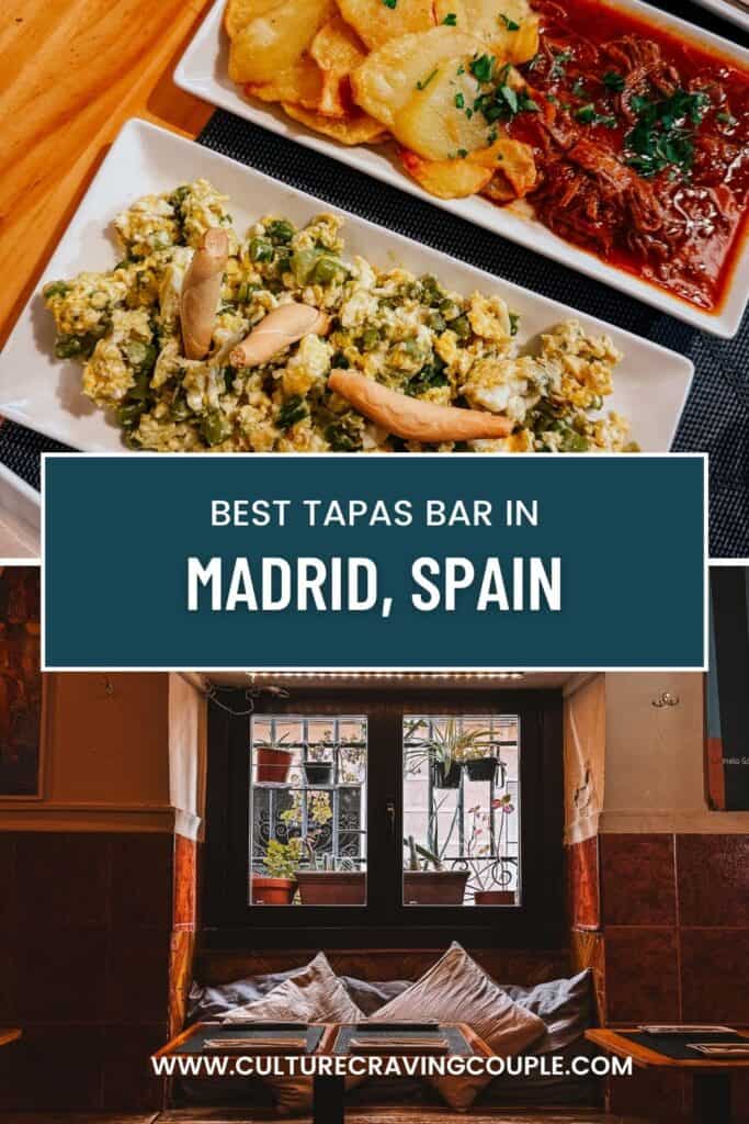 Taberna El Sur Madrid Pinterest pin