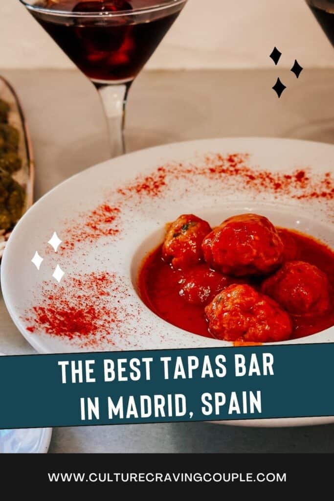 Taberna La Concha Madrid Pinterest Pin