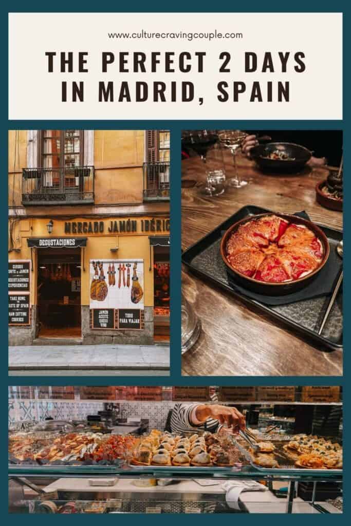 Weekend in Madrid Pinterest Pin