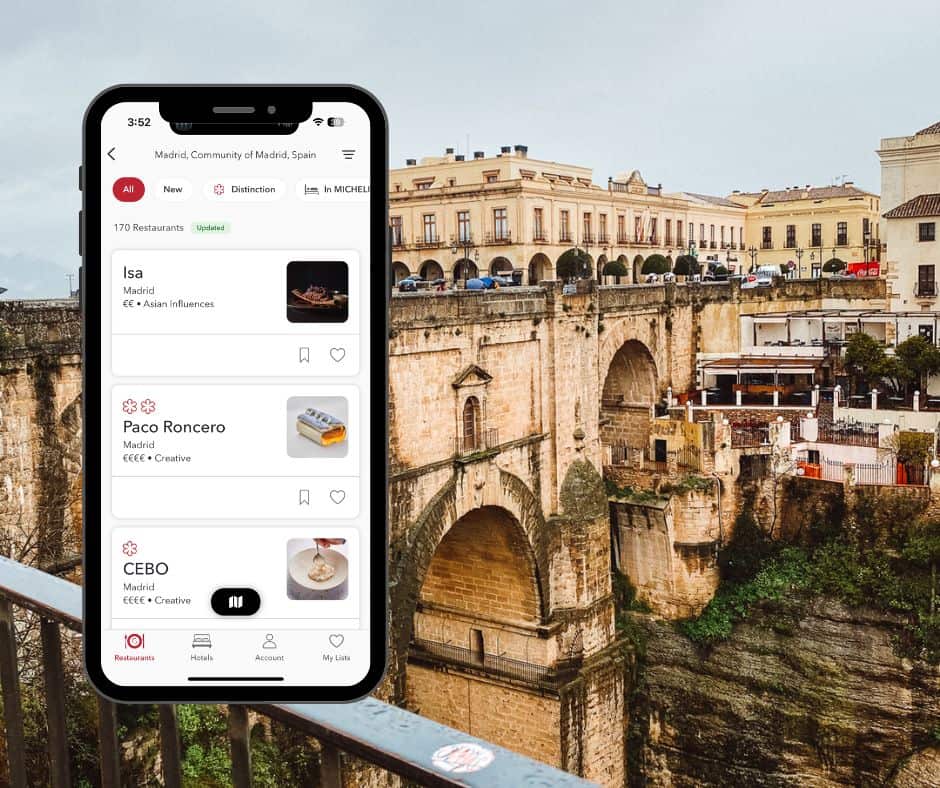 Michelin Guide App Screenshot