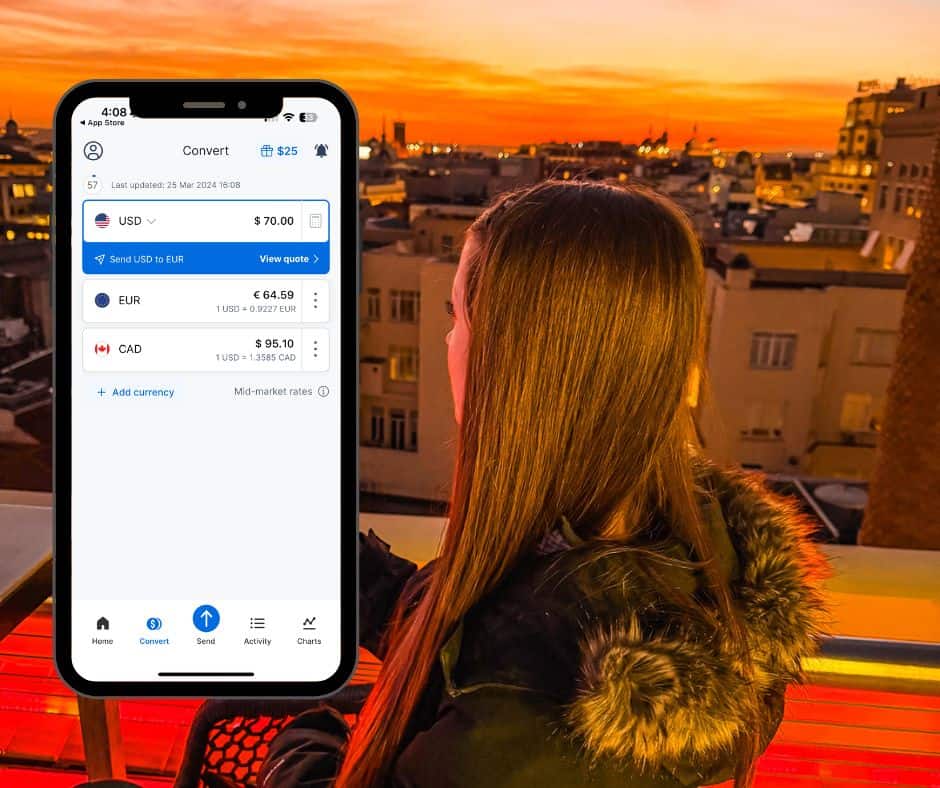 XE Currency App Screenshot