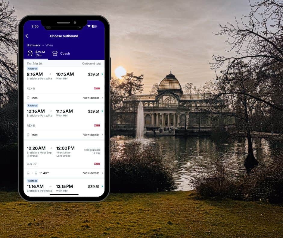 Trainline App Screenshot