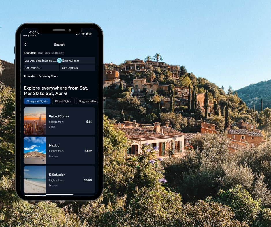 Skyscanner App screenshot
