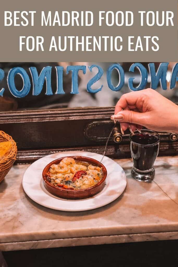 Best Food Tour in Madrid Pinterest Pin