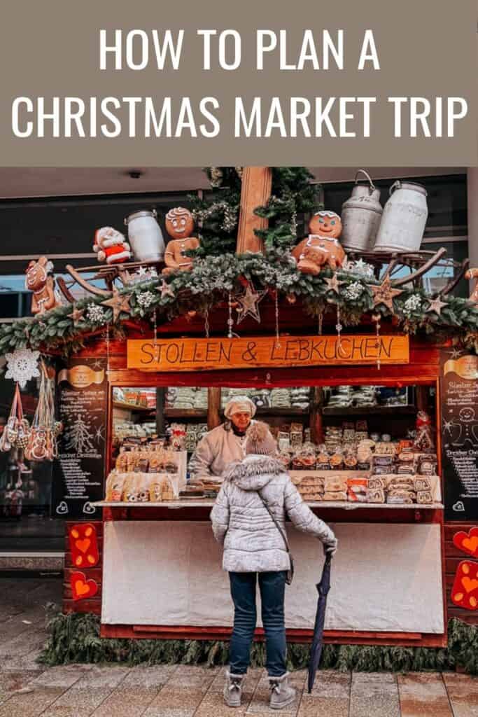 Christmas market trip to europe pinterest pin