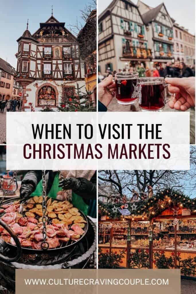 Best Time to visit Christmas markets Pinterest Pin