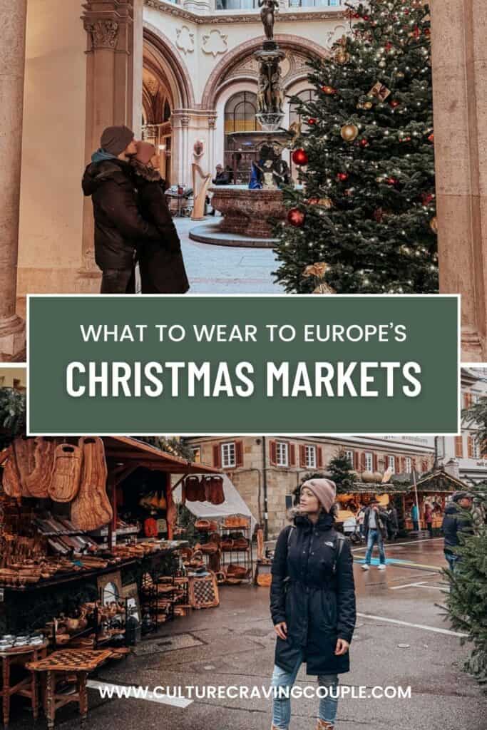 what to wear to christmas markets pinterest pin