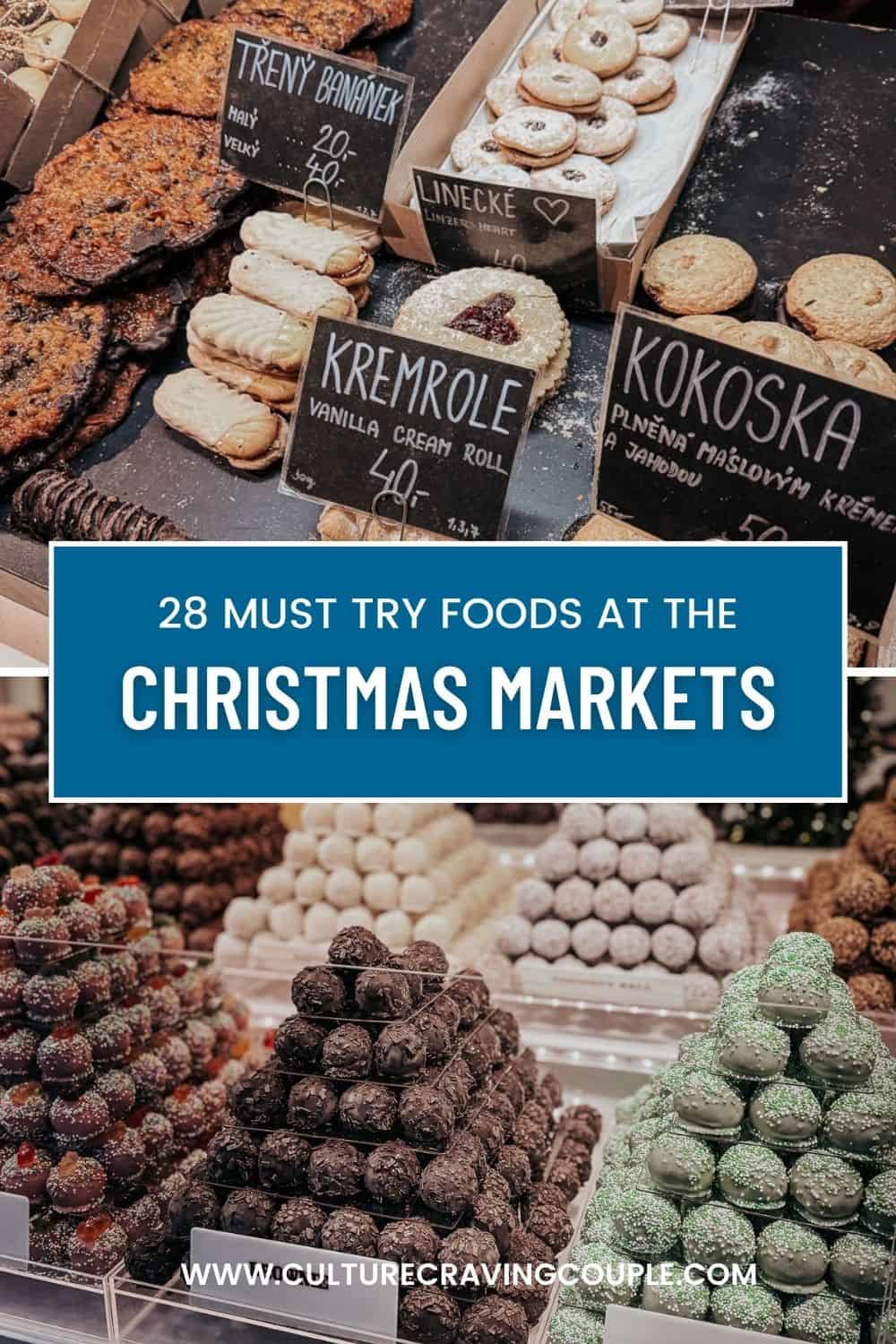 Christmas Market Food Pinterest Pin