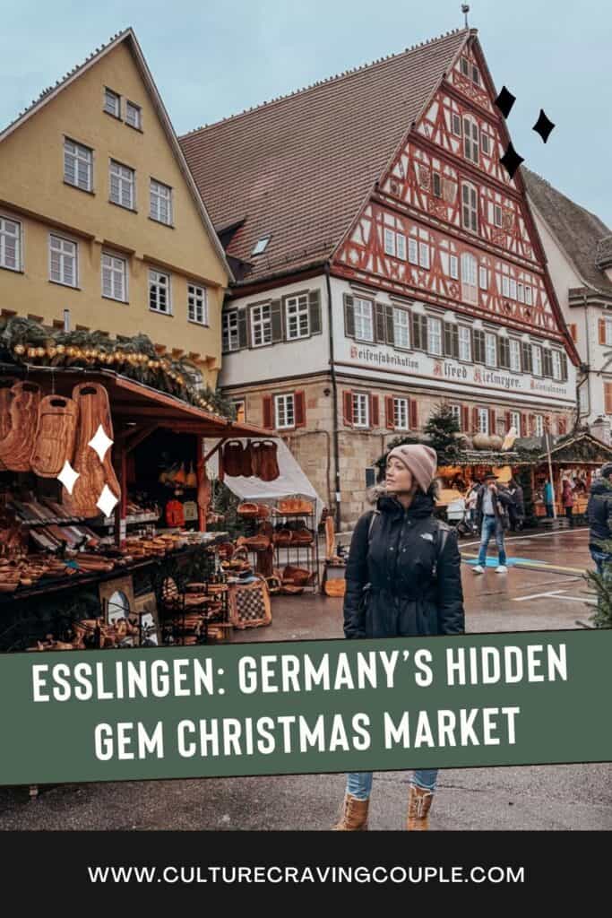 Esslingen Christmas market pinterest pin