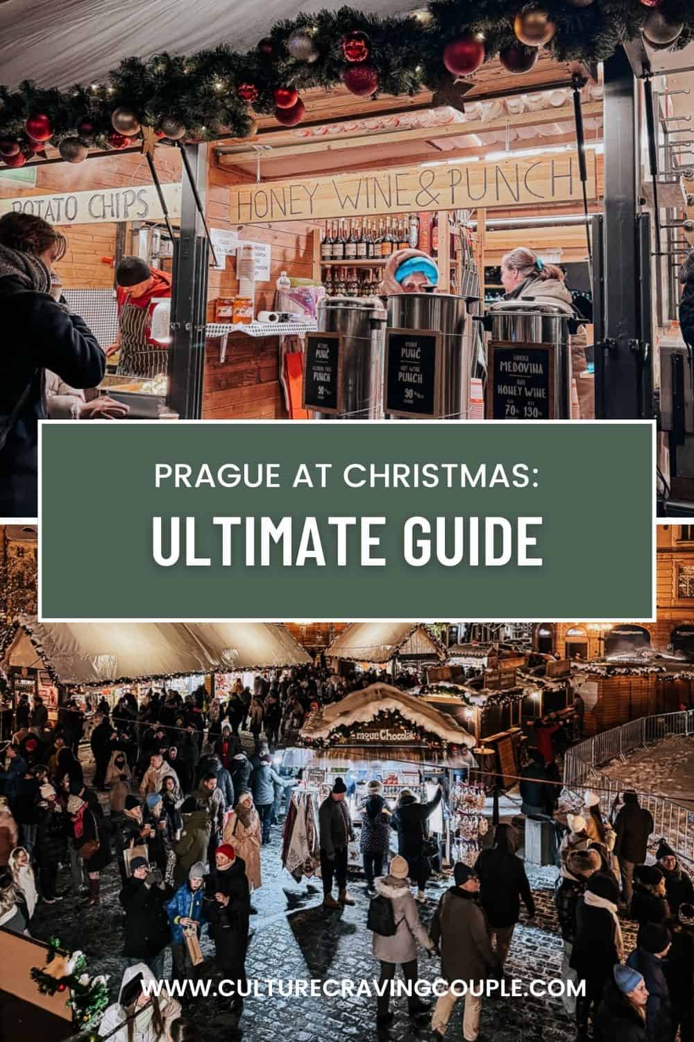 Prague Christmas Market Pinterest Pin